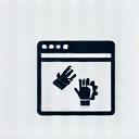 Icon representing browser automation