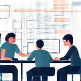 Illustration of coding and development